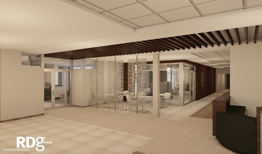 Building Updates: first floor hallway Humboldt County Memorial Hospital Renovations